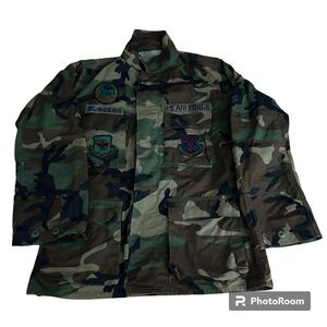 U.S. MILITARY Combat Coat Woodland Camouflage Pattern 8415-01-084-1643 Small Reg